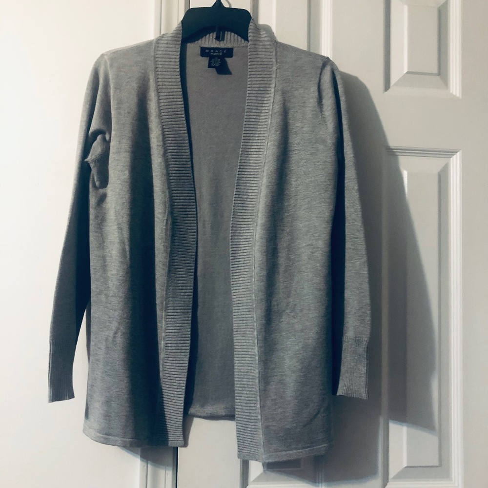 (Bundle) Grace Women's Long Sleeve Open Front (2) Cardigan. Size XS